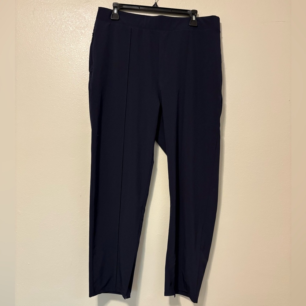 Chico's Zenergy Navy Blue Pants Size 2(Large/12)